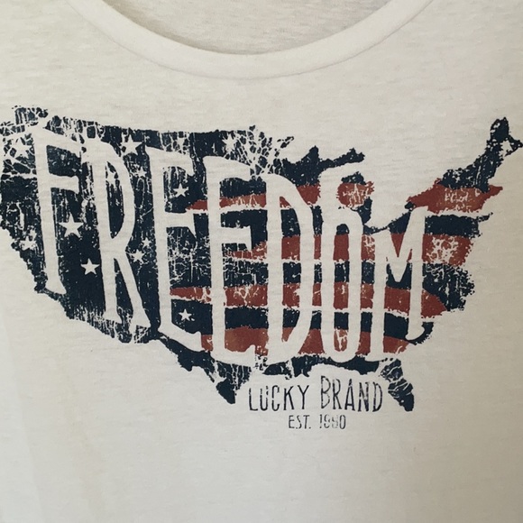 Lucky Brand Freedom Tee 2XL - Picture 2 of 4